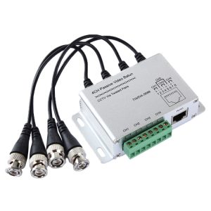 4K CCTV video balun for security camera systems, supports HDMI, analog, and IP cameras, ensuring seamless transmission over long distances. Ideal for surveillance setup and video monitoring.