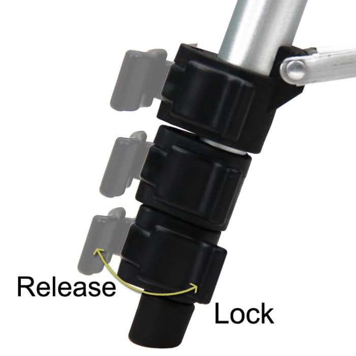 Ultimate Digital Video Photo Tripod - Stable, Flexible, and Versatile! 11 Adjustable Clamp Lock Mechanism For Secure Positioning In Industrial Equipment.