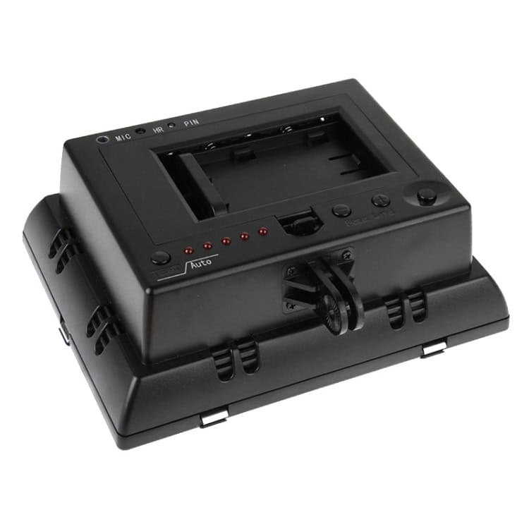 YONGNUO YN-160 II LED Video Light | Luminance Remote | Canon Nikon DSLR Cameras 5 Battery Charger For Camera Batteries With Multiple Charging Ports And Led Indicators. Compact Black Design, Ideal For Photography Professionals And Enthusiasts.