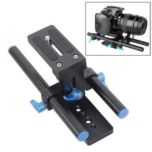 High-quality camera slider with adjustable mounting system for smooth cinematic shots and stable camera movement. Perfect for professional videographers and photography enthusiasts.