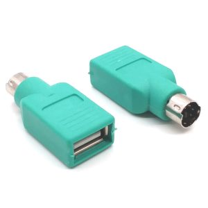 10-Piece USB Female to PS Male Convertor Plug Set - Seamless Connectivity & Compatibility