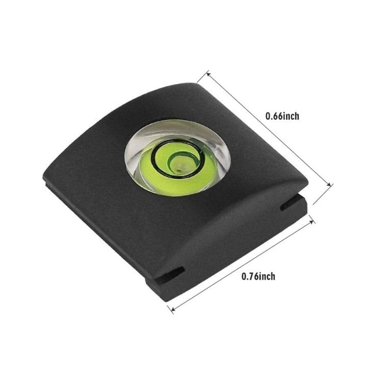 Enhance Stability: Black Hot Shoe Level Cover for Camera - Protector for Steady Shots 2 High-Quality Black Plastic Mini Bubble Level With Integrated Green Bubble For Precise Alignment, Compact 0.66X0.76 Inch Dimensions, Ideal For Diy Projects, Woodworking, And Professional Leveling Tasks.