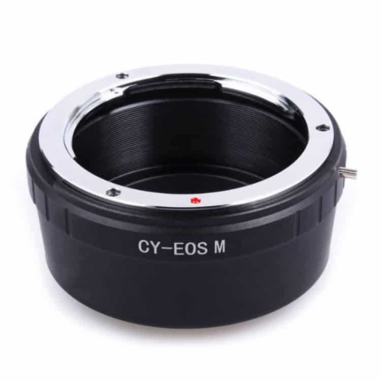Enhance Photography with Premium Black CY to EOS M Lens Mount Stepping Ring 1 Canon Ef-M Mount Lens Mount Adapter, High-Quality Camera Accessory For Seamless Lens Compatibility, Durable Construction, And Reliable Performance For Professional Photographers.