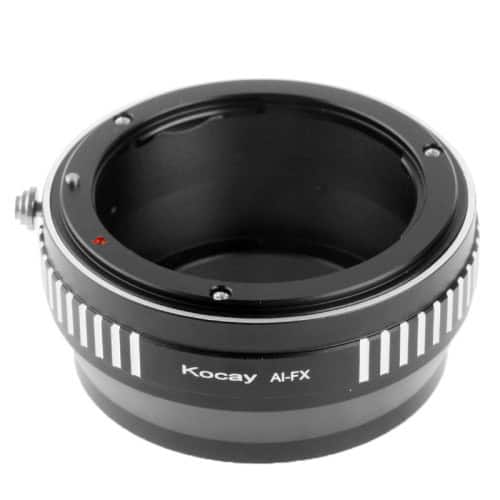 Enhance Compatibility with Seamless Black AI Lens to FX Mount Adapter 1 High-Quality Camera Lens Mount Adapter For Professional Photography And Videography Equipment, Compatible With Various Camera Brands And Models.