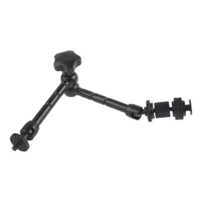 11" Articulating Magic Arm for LCD Field Monitor/DSLR Camera, Black 6 Flexible Camera Tripod Mount For Photography And Videography; Adjustable And Lightweight.