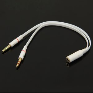 3.5mm Female to Male Microphone & Earphone Jack Adapter Cable - Connect Seamlessly
