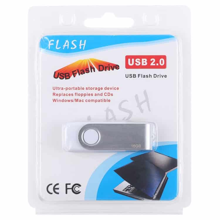 16GB White Twister USB 2.0 Flash Drive - High-Speed Data Storage 8 Usb Flash Drive With 16Gb Storage, Compatible With Windows And Mac, Portable Data Storage, Replaces Floppy Disks And Cds.