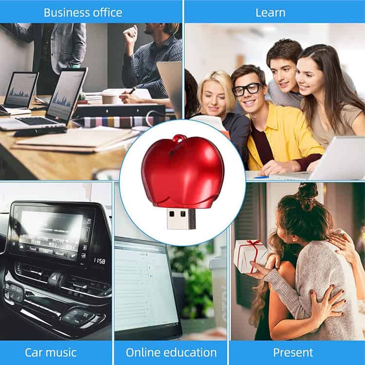 8GB Heart Style USB Flash Disk in Red - Carry Your Data in Style! 7 Usb Flash Drive With Heart-Shaped Design For Data Storage And Gifting, Ideal For Sentimental Occasions And Tech Lovers.