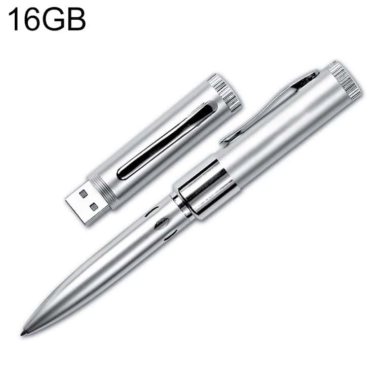 16GB Silver USB2.0 Pen Drive - Fast Storage for Your Digital Needs 1 16Gb Usb Flash Drive With Versatile Design And Sleek Metal Finish, Ideal For Data Storage And Transfer Solutions.