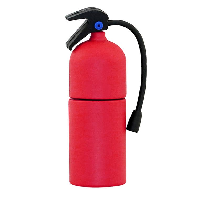 8GB Extinguisher Style USB Flash Drive • Portable Storage with Unique Design 2 Fire Extinguisher Model For Safety And Emergency Preparedness, Portable Red Fire Safety Device With Nozzle And Hose, Suitable For Home And Office Use, For Effective Fire Control And Prevention.