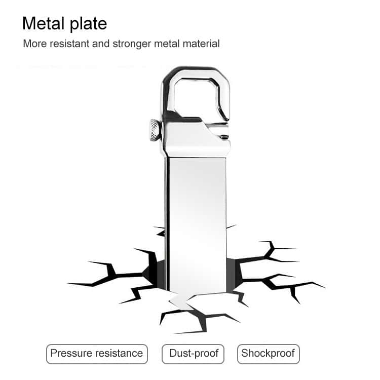 4GB Metallic Keychains USB 2.0 Flash Disk - Stylish & Portable Data Storage 3 Robust Metal Plate With Pressure Resistance, Dust-Proof, And Shockproof Features For Industrial And Construction Applications.
