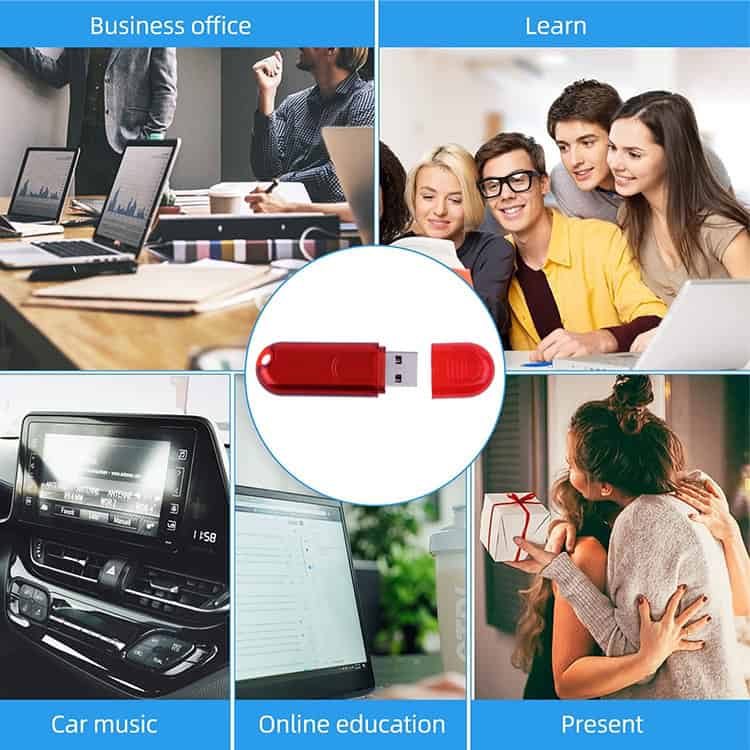 16GB Red USB Flash Drive - Fast Data Transfer, Portable Storage Solution 6 Usb Flash Drive With Red Casing, Versatile Data Storage Device.
