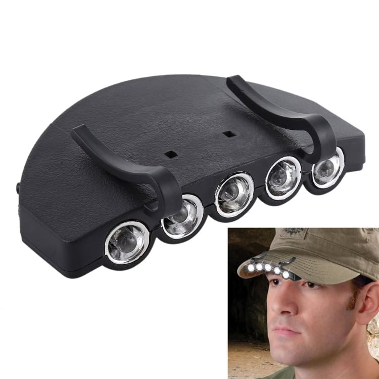 Adventure-Ready 5-LED White Light for Outdoor Activities - Illuminate Your Escapades 1 Led Headlamp With Multiple Lights For Hands-Free Outdoor Activities, Camping, Or Work Tasks, Designed For Durability And Comfort. Perfect For Nighttime Adventures And Professional Use.