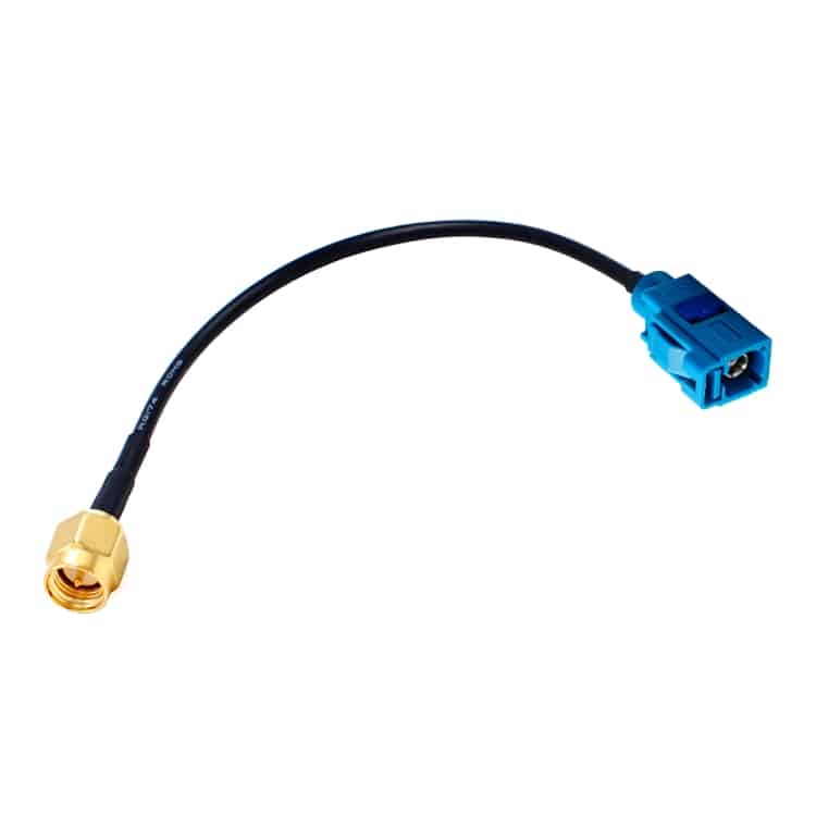 Fakra Z Female to SMA Male Cable Adapter - Blue Antenna Connector 2 Fakra Z Female To Sma Male Cable Adapter - Blue Antenna Connector - Image 2