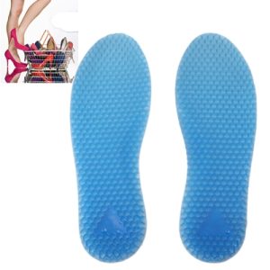 Blue Women's Silica Gel Insoles - Padded for All-Day Comfort
