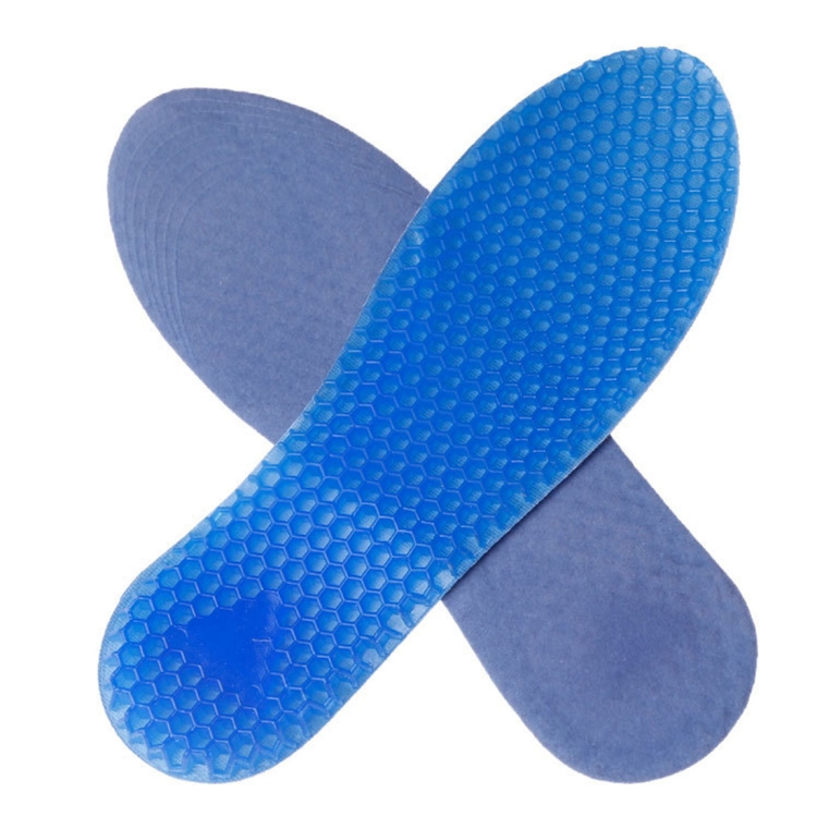 Blue Honeycomb Damping Insoles, Size S 35-40, Soft Flannel Pads - Sports Shoes 2 Blue Honeycomb Damping Insoles, Size S 35-40, Soft Flannel Pads - Sports Shoes - Image 2