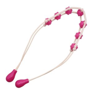 Relax & Revitalize with Pink Waist & Back Massage Bead Ring • Comfort Cure