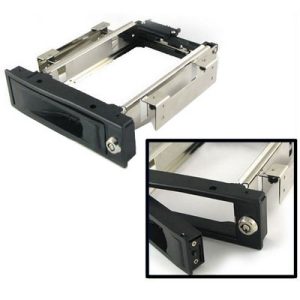 3.5" HDD-ROM Mobile Rack - Serial II, Efficiently Manage Your Hard Drives in Black