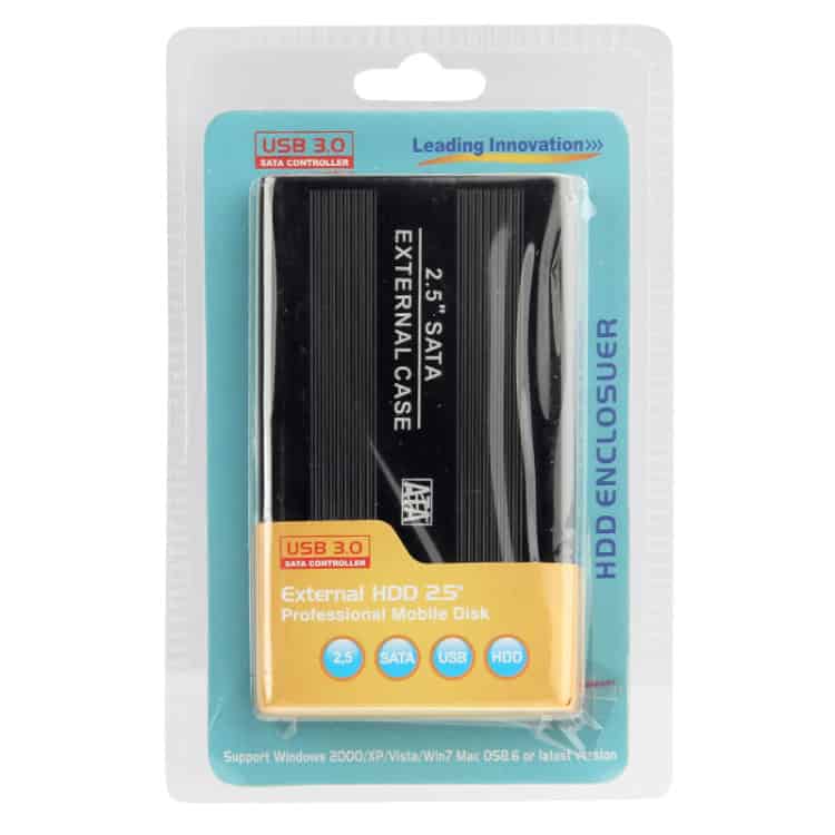 High Speed 2.5 inch HDD SATA External Case, Support USB 3.0 8 Usb 3.0 External Hard Drive Enclosure For 2.5 Inch Sata Mobile Disks, Usb C, Durable Metal Case, Compatible With Windows And Mac Computers For Data Storage And Transfer.