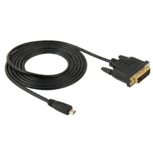 1.8m Micro HDMI to DVI Adapter Cable - High Definition Video Transfer