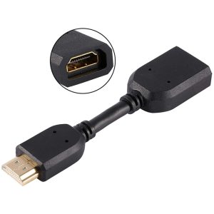 Enhance Connectivity with High-Speed 10cm HDMI AM-AF Adapter Cable