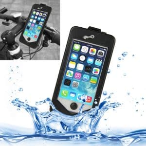 3-Layer Bicycle Holder: 360° Rotation for iPhone 5 & 5S - Plastic, Touch Panel, Silicone