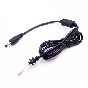 Universal Laptop Adapter Power Cable, 5.5 x 2.1mm Male Plug, 1.2m Length