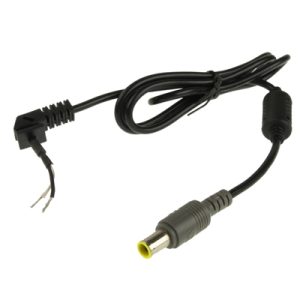 Universal DC Male Power Cable 1.2m for Laptop Adapter: 7.9 x 5.0mm • General Public • Plug & Play