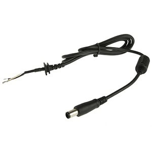1.2m DC Male Power Cable for HP Adapter, 7.4x5.0mm, Compatible, Black
