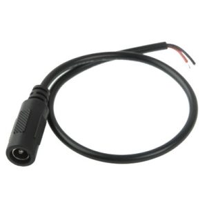 Ultra-Compact 30cm DC Female Power Cable for Laptop Adapter - 5.5 x 2.1mm