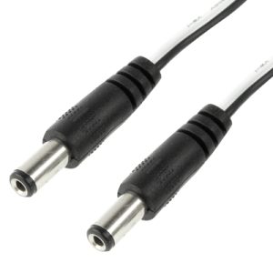 Universal DC Male Power Cable 5.5mm x 2.1mm, 0.5m Length - Versatile & Reliable