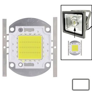 High-power LED chip module with heatsink for industrial lighting, outdoor floodlights, and high-efficiency illumination applications from Syndmart.