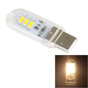 Touch Switch Warm White LED Light - 140LM, 3 LED SMD 5630, Energy-Efficient