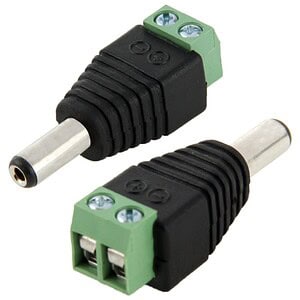 RCA female to terminal block adapter for electronic projects and audio equipment, versatile connector for secure wiring connections.