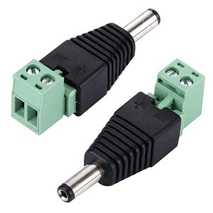 Miniature DC Power Adapter with Screw Terminal Connector - Ideal for Electronics and DIY Projects.