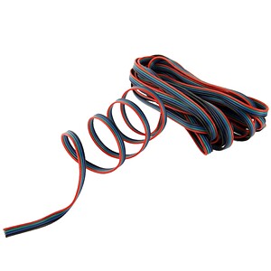 Multicolored jumper wires for electronics prototyping and DIY projects.