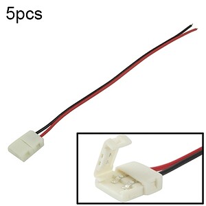 Flexible electronic connector cable with white plastic housing for durability and reliable connection. Perfect for electronic projects and circuit assembly needs.