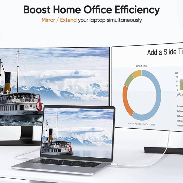 1.5m White Mini DP to HDMI Cable - Crisp Video Quality & Easy Connectivity 7 1.5M White Mini Dp To Hdmi Cable - Crisp Video Quality &Amp; Easy Connectivity - Image 7