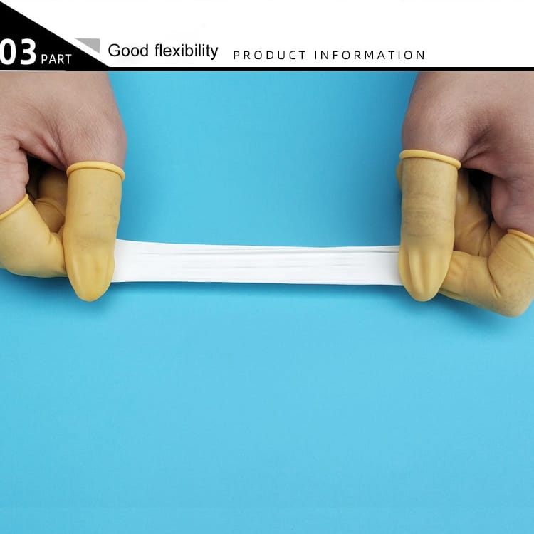 50pcs Latex Anti-static Finger Cot, White - Pack of 50 for Static-Free Finishing 9 50Pcs Latex Anti-Static Finger Cot, White - Pack Of 50 For Static-Free Finishing - Image 9