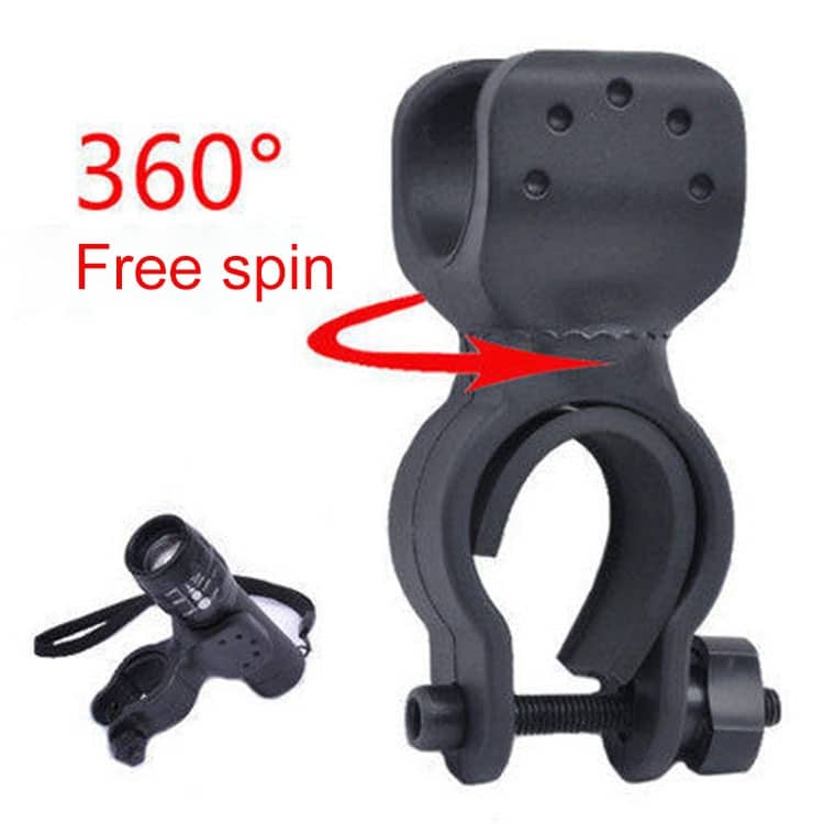 360 Degree Rotation Bicycle Bike Flashlight Mount Holder Clip - 2pcs 6 360 Degree Rotation Bicycle Bike Flashlight Mount Holder Clip - 2Pcs - Image 6