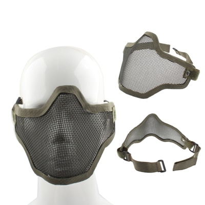 Mesh Style Half Face Protection Mask - Elastic Strap for Secure Fit 1 Mesh Style Half Face Protection Mask - Elastic Strap For Secure Fit