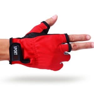 Breathable Anti-slip Fishing Gloves - 3 Finger Design, Ideal for Anglers, 1 Pair