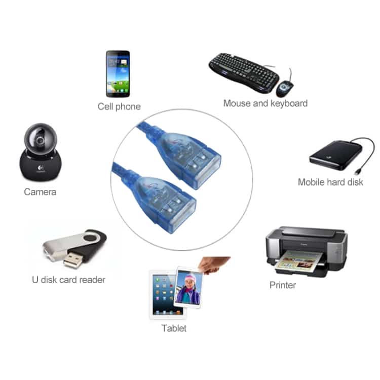 USB 2.0 Type A Female to Female Cable, 30cm Length - Connect with Ease 4 Usb 2.0 Type A Female To Female Cable, 30Cm Length - Connect With Ease - Image 4