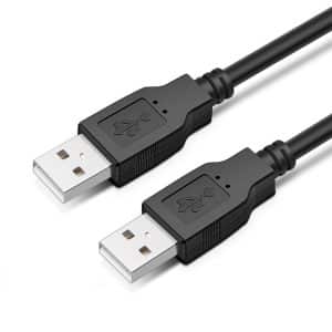 USB 2.0 AM to AM Extension Cable, 1.5m Length for Extended Connectivity
