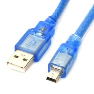USB 2.0 AM to Mini 5pin Cable - 30.5cm Length - Fast Data Transfer