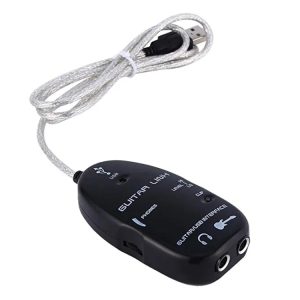 Guitar Link Cable for PC/MAC Recording - USB Interface for Music Enthusiasts