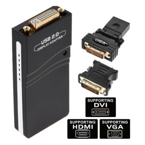 Ultimate USB 2.0 to VGA/DVI/HDMI Adapter, 1280x1024 Resolution