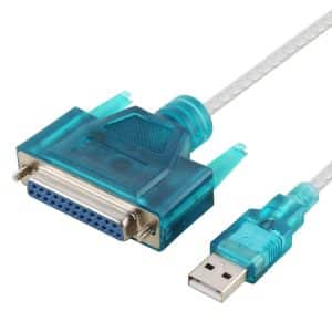 1.5m USB 2.0 to DB25 Pin Female Cable - Fast Connectivity & Extended Reach