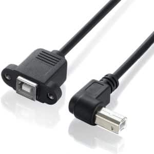 USB 2.0 Type-B Printer/Scanner Extension Cable - 50cm Length for HP, Dell, Epson