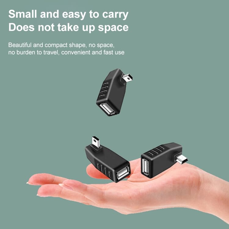 USB OTG Mini Male to USB 2.0 Female Adapter, Plug-and-Play Functionality 6 Usb Otg Mini Male To Usb 2.0 Female Adapter, Plug-And-Play Functionality - Image 6
